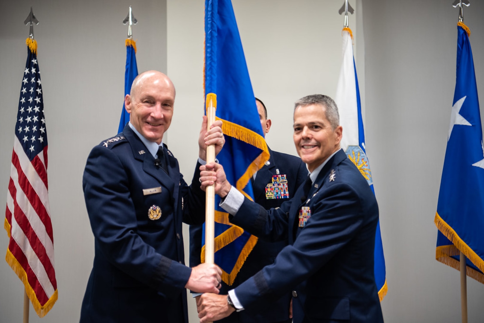 Image of Airmen posing for a photo.