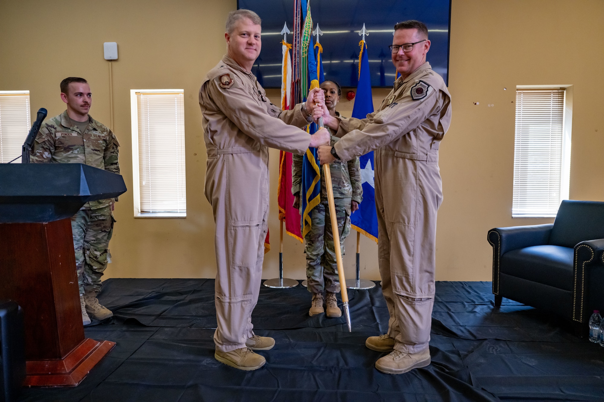 Brig. Gen. Daniel Clayton assumes command of the 379th AEW