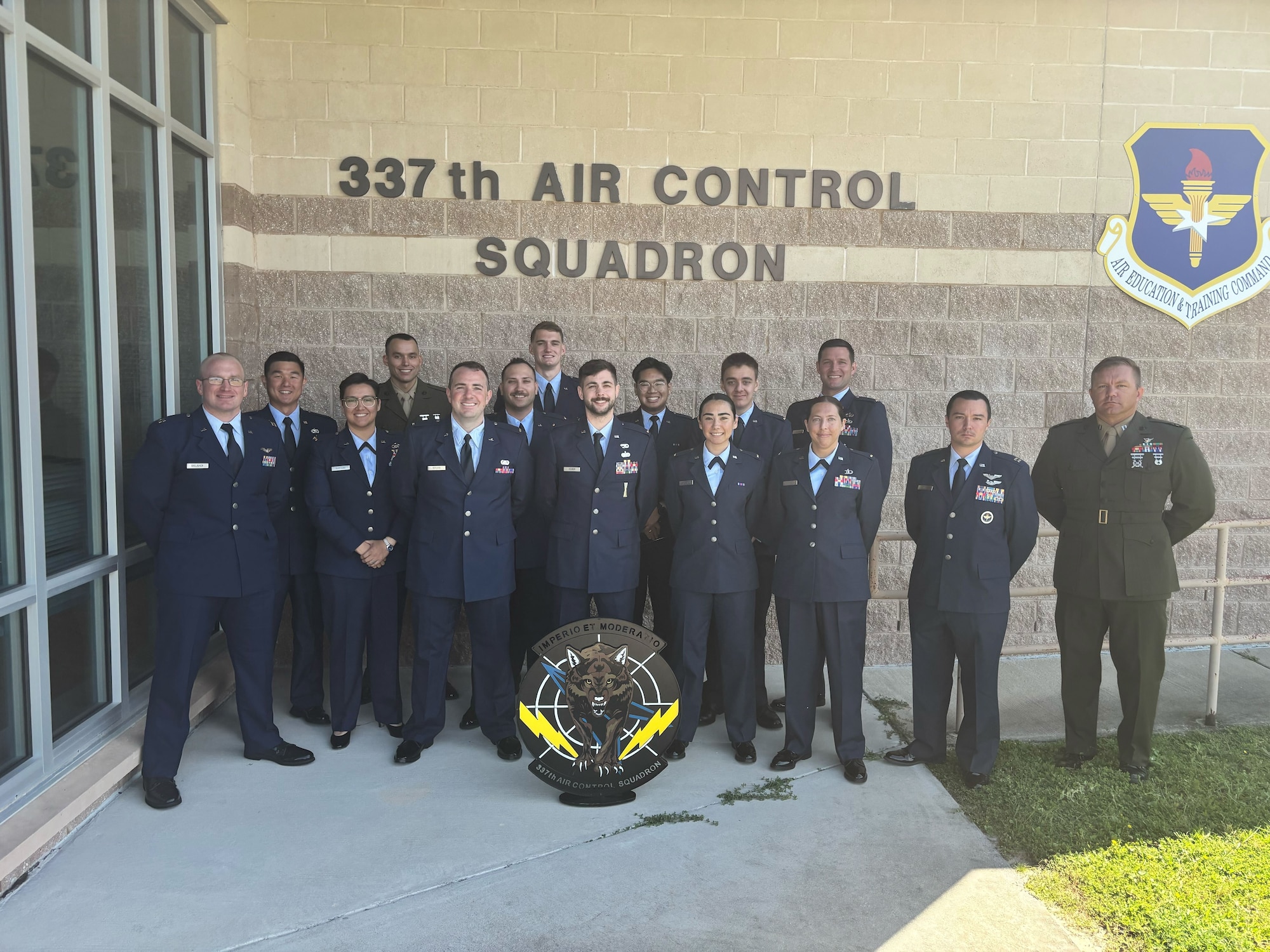 A photo of airmen posing.