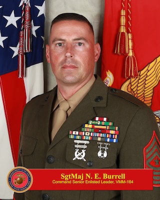Portrait of Sergeant Major Nathaniel E. Burrell