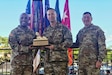 Call was presented the Chief Warrant Officer 5 Rex A. Williams Award for Excellence in Military Intelligence and the Knowlton Award by Clark for his work testing and fielding the Army Intelligence Data Platform (AIDP).