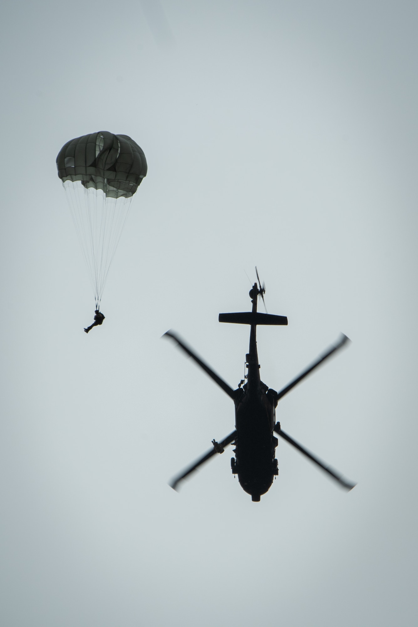 The joint operation brought together various units supporting the mission in complex environments. Airborne training allows Soldiers and Airmen to maintain their proficiency and readiness to conduct airborne operations in Alaska, the Indo-Pacific and beyond.