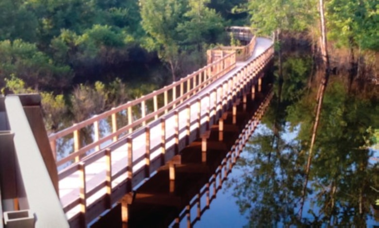 Previous Elevated Walkway at Lake Ouachita