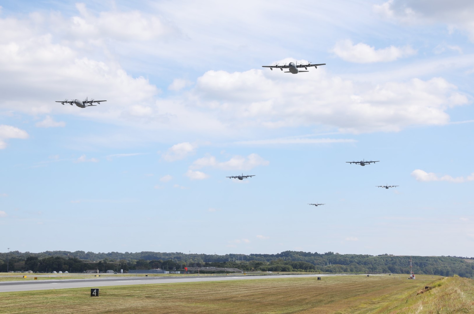 U.S. Airmen with the 193rd Special Operations Wing conducted routine Launch the Fleet training from Harrisburg International Airport in Middletown, Pennsylvania, September 11, 2025, timed to commemorate Patriot Day.