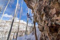 Soldier Rappelling