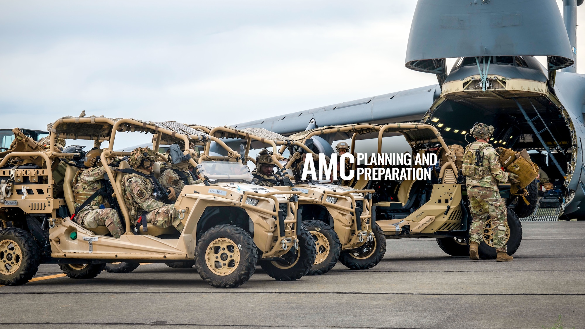 AMC Airmen prepare for operations.