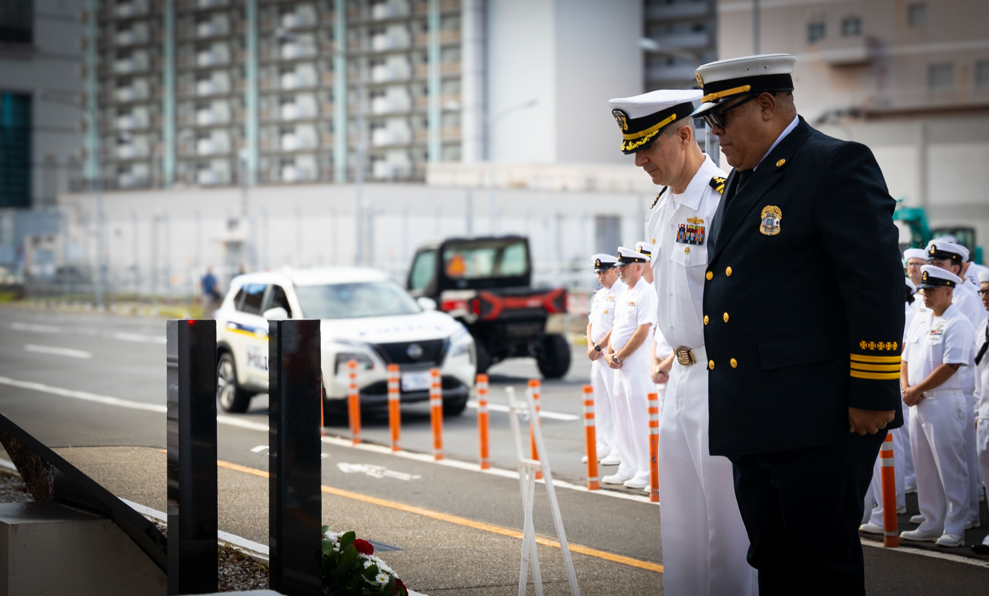Commander, Fleet Activities Yokosuka held a September 11 Memorial Ceremony honoring the 2,977 Americans that perished September 11, 2001 and the nearly 7,000 killed and 60,000 wounded in combat since.