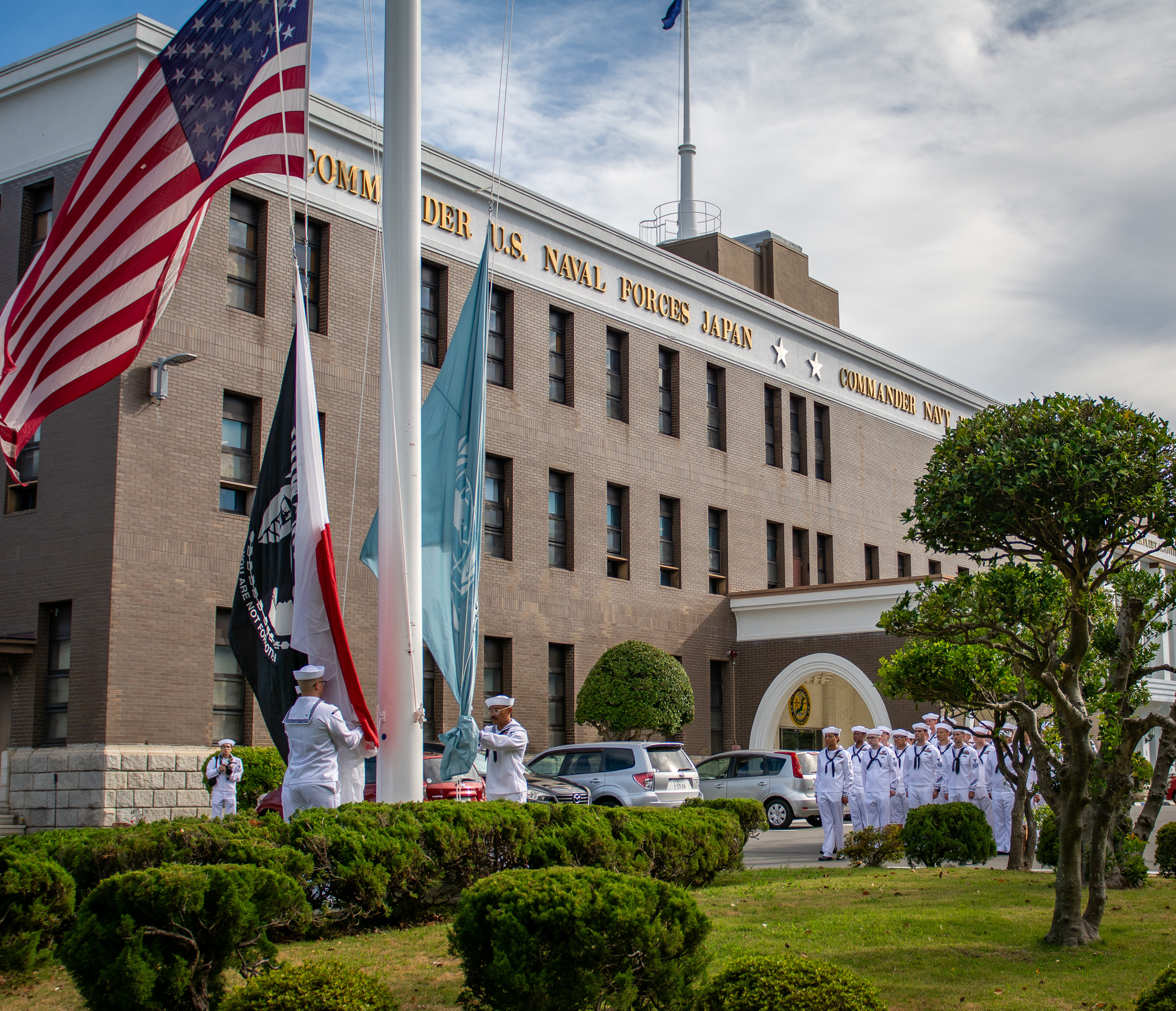 Commander, Fleet Activities Yokosuka held a September 11 Memorial Ceremony honoring the 2,977 Americans that perished September 11, 2001 and the nearly 7,000 killed and 60,000 wounded in combat since.
