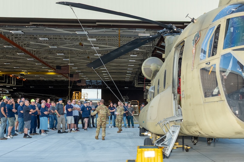 Fort Indiantown Gap hosted more than 120 first responders from communities near the installation for a helicopter emergency orientation Sept. 11, 2025, at Army Aviation Support Facility No. 1 and Muir Army Heliport. (Pennsylvania National Guard photo by Wayne V. Hall)