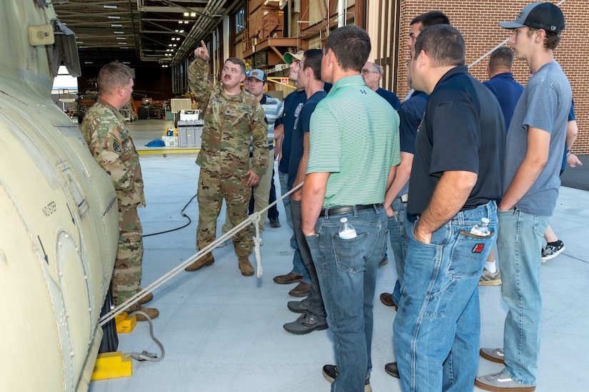 Fort Indiantown Gap hosted more than 120 first responders from communities near the installation for a helicopter emergency orientation Sept. 11, 2025, at Army Aviation Support Facility No. 1 and Muir Army Heliport. (Pennsylvania National Guard photo by Wayne V. Hall)