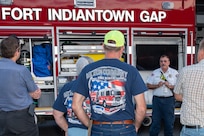Fort Indiantown Gap hosted more than 120 first responders from communities near the installation for a helicopter emergency orientation Sept. 11, 2025, at Army Aviation Support Facility No. 1 and Muir Army Heliport. (Pennsylvania National Guard photo by Wayne V. Hall)