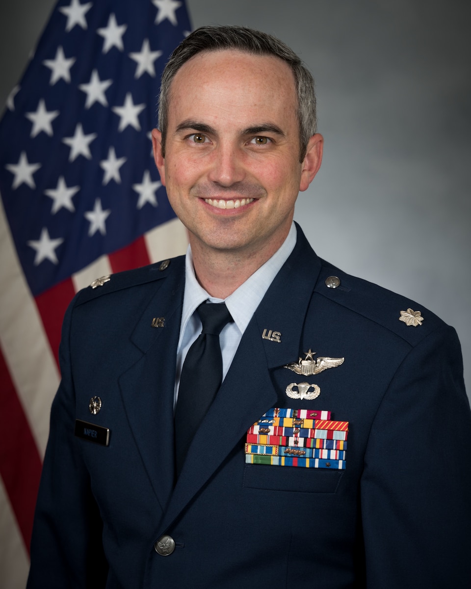 Lt Col Napier, 21st STUS Commander, ACSC