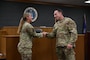 Airmen shaking hands.