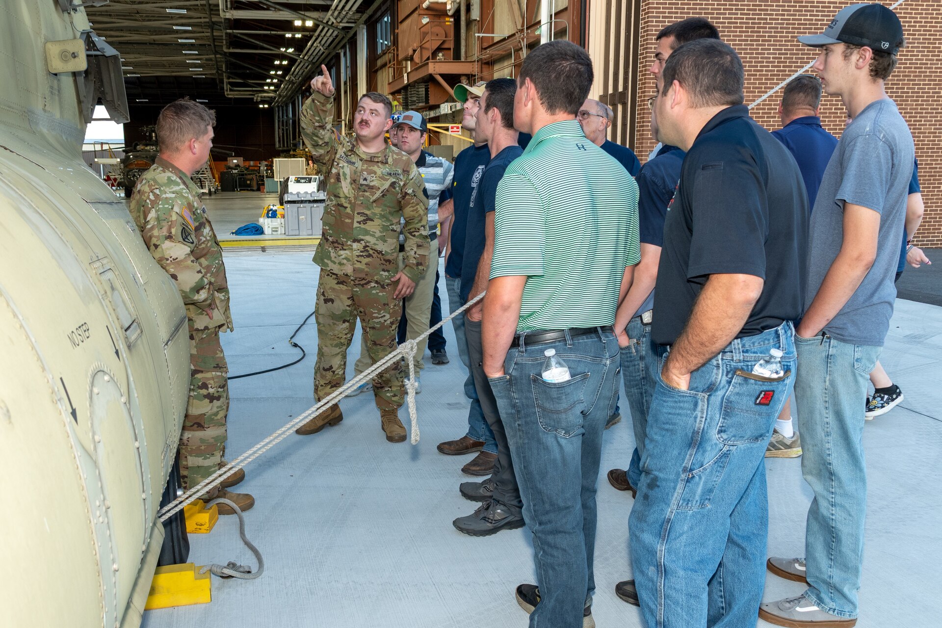 Fort Indiantown Gap hosted more than 120 first responders from communities near the installation for a helicopter emergency orientation Sept. 11, 2025, at Army Aviation Support Facility No. 1 and Muir Army Heliport. (Pennsylvania National Guard photo by Wayne V. Hall)