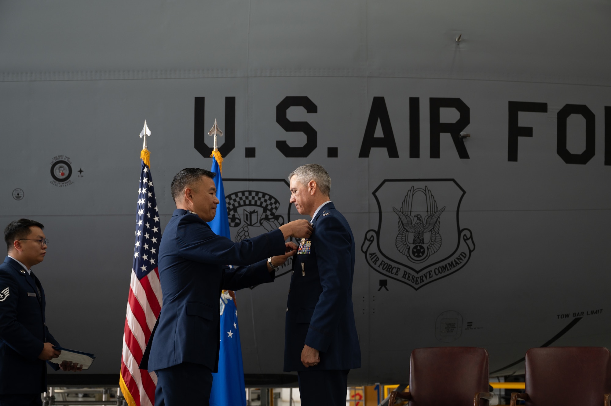 Col. Kenneth Jensen retired from the Air Force. He held his retirement ceremony on Sep. 6, 2025, at the 459th Air Refueling Wing at Joint Base Andrews, Md. Col. Jensen was the commander of the 459th Maintenance Group. He served nearly 30 years as both enlisted and as an officer. His service culminated with earning the Legion of Merit among many other decorations during his stellar career.