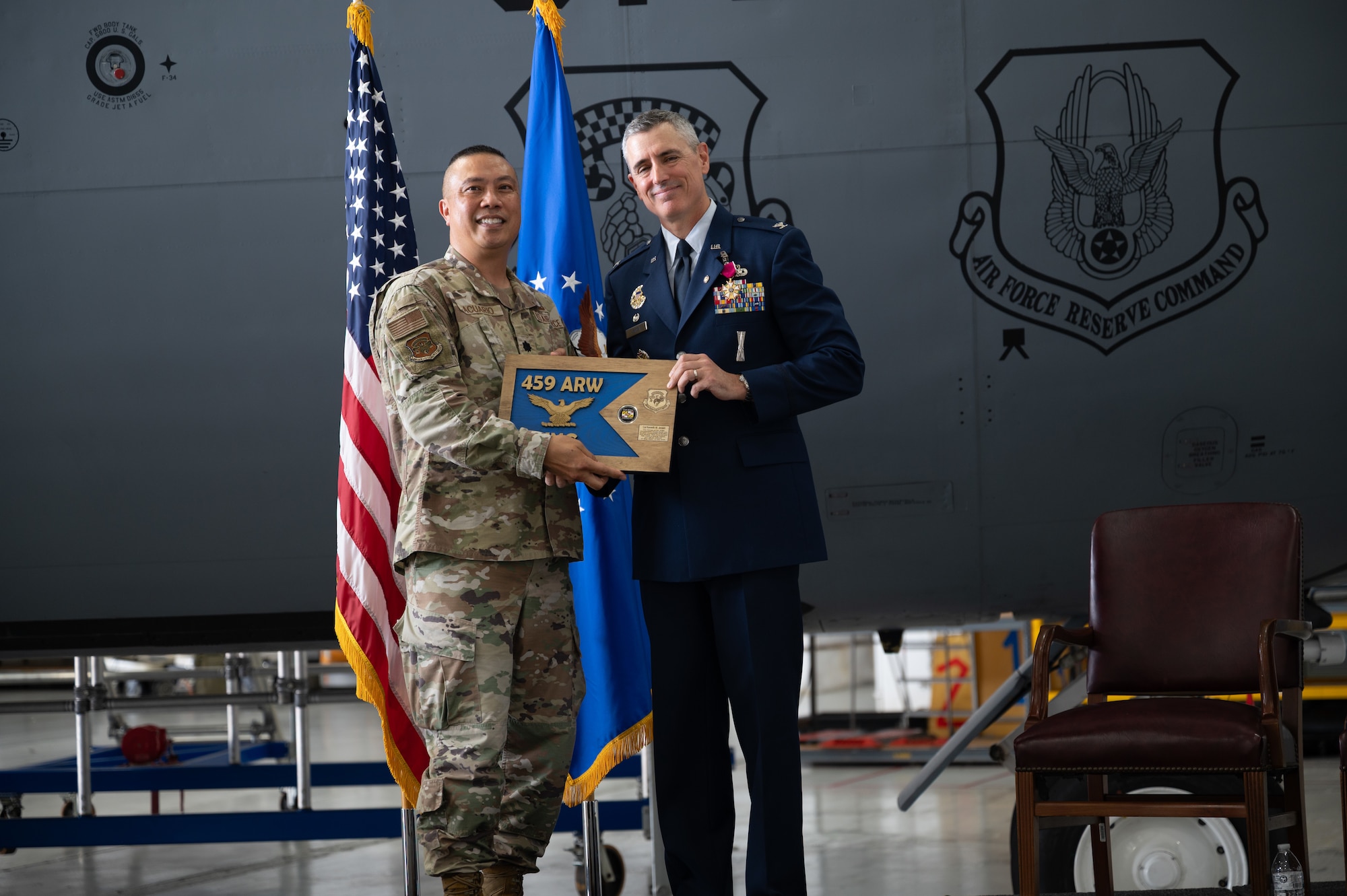 Col. Kenneth Jensen retired from the Air Force. He held his retirement ceremony on Sep. 6, 2025, at the 459th Air Refueling Wing at Joint Base Andrews, Md. Col. Jensen was the commander of the 459th Maintenance Group. He served nearly 30 years as both enlisted and as an officer. His service culminated with earning the Legion of Merit among many other decorations during his stellar career.
