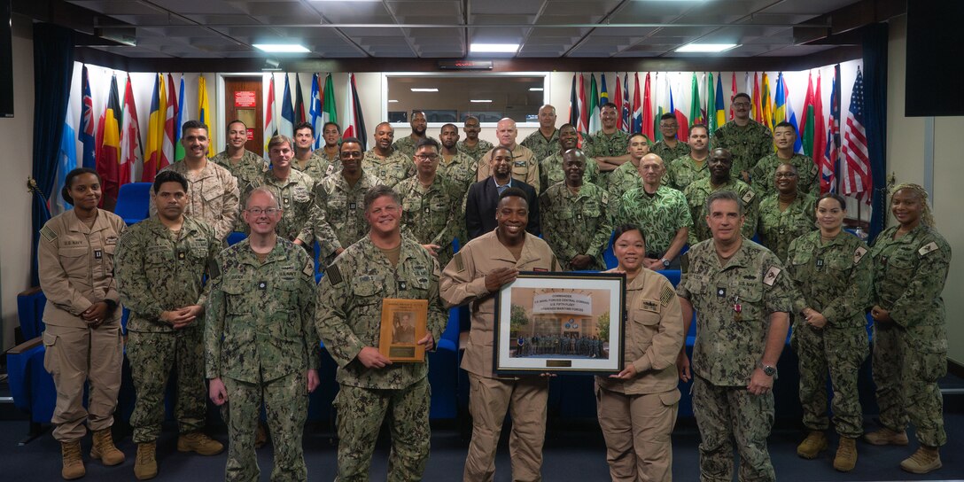 The Directorate of Logistics and Infrastructure, U.S. Naval Forces Central Command/U.S. Fifth Fleet, has been named the 2024 Logistics and Sustainment Team of the Year, earning the Admiral Stan Arthur Award for Logistics Excellence for the second consecutive year. (Official U.S. Navy Photo)