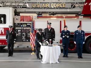 A group of first responders standing