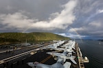 USS Gerald R. Ford (CVN 78), arrives in Oslo, Norway, Sept. 12, 2025