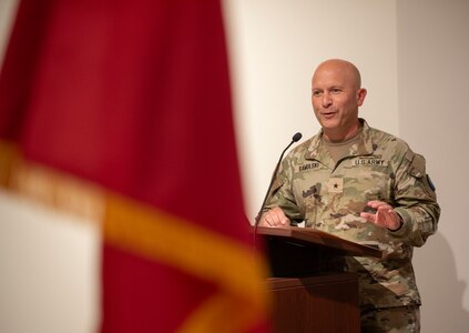 Brig. Gen. Samulski delivers remarks
