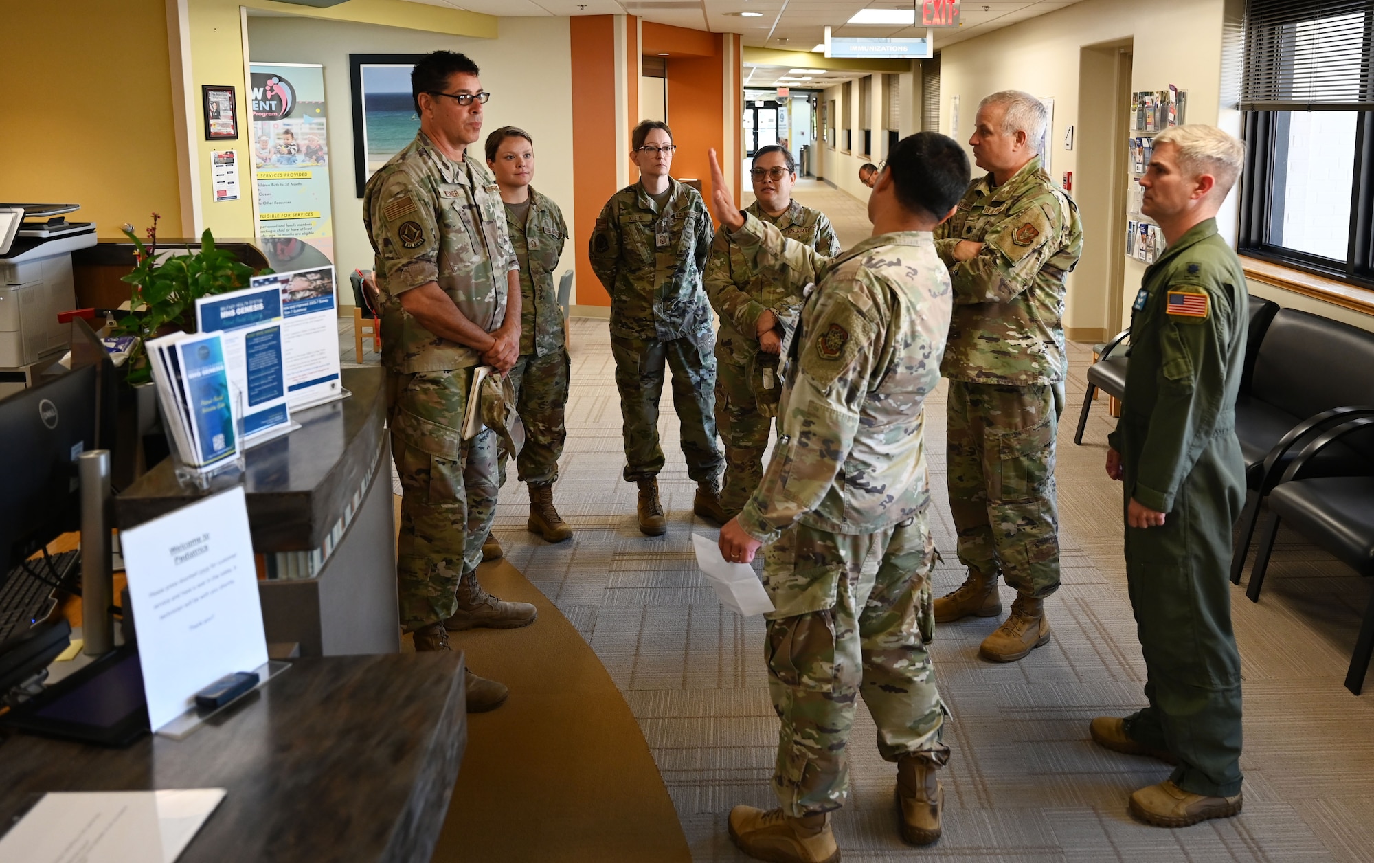 Airmen discuss medical logistics