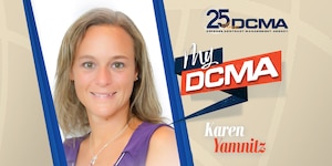 Karen Yamnitz smiling with a white background.