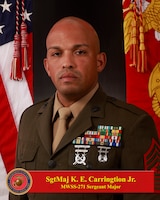 Sergeant Major Kelvin E. Carrington Jr. Command Photograph