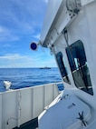 The USCGC Myrtle Hazard (WPC 1139) and USCGC Oliver Henry (WPC 1140) cross paths on Sept 1, 2025, off Guam.