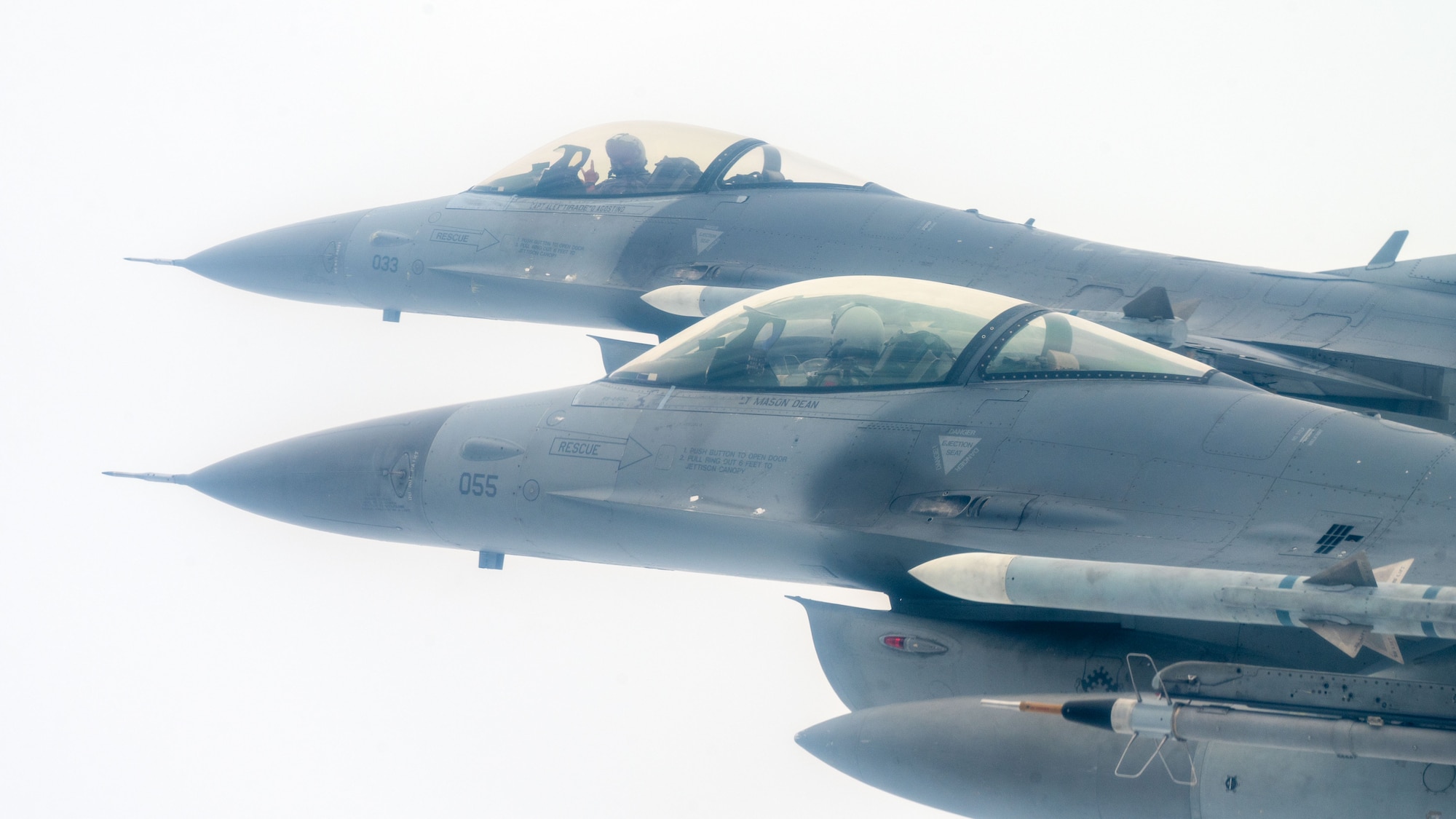 The 36th Fighter Squadron and Republic of Korea Air Force's 152nd Fighter Squadron conducted combined flight operations during Buddy Squadron 25-5 at Cheongju Air Base, Republic of Korea, Sept. 9-11, 2025.