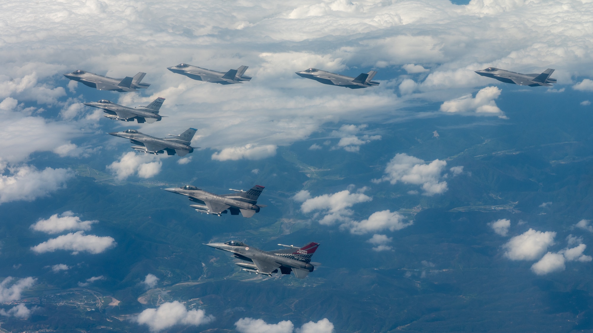 The 36th Fighter Squadron and Republic of Korea Air Force's 152nd Fighter Squadron conducted combined flight operations during Buddy Squadron 25-5 at Cheongju Air Base, Republic of Korea, Sept. 9-11, 2025.