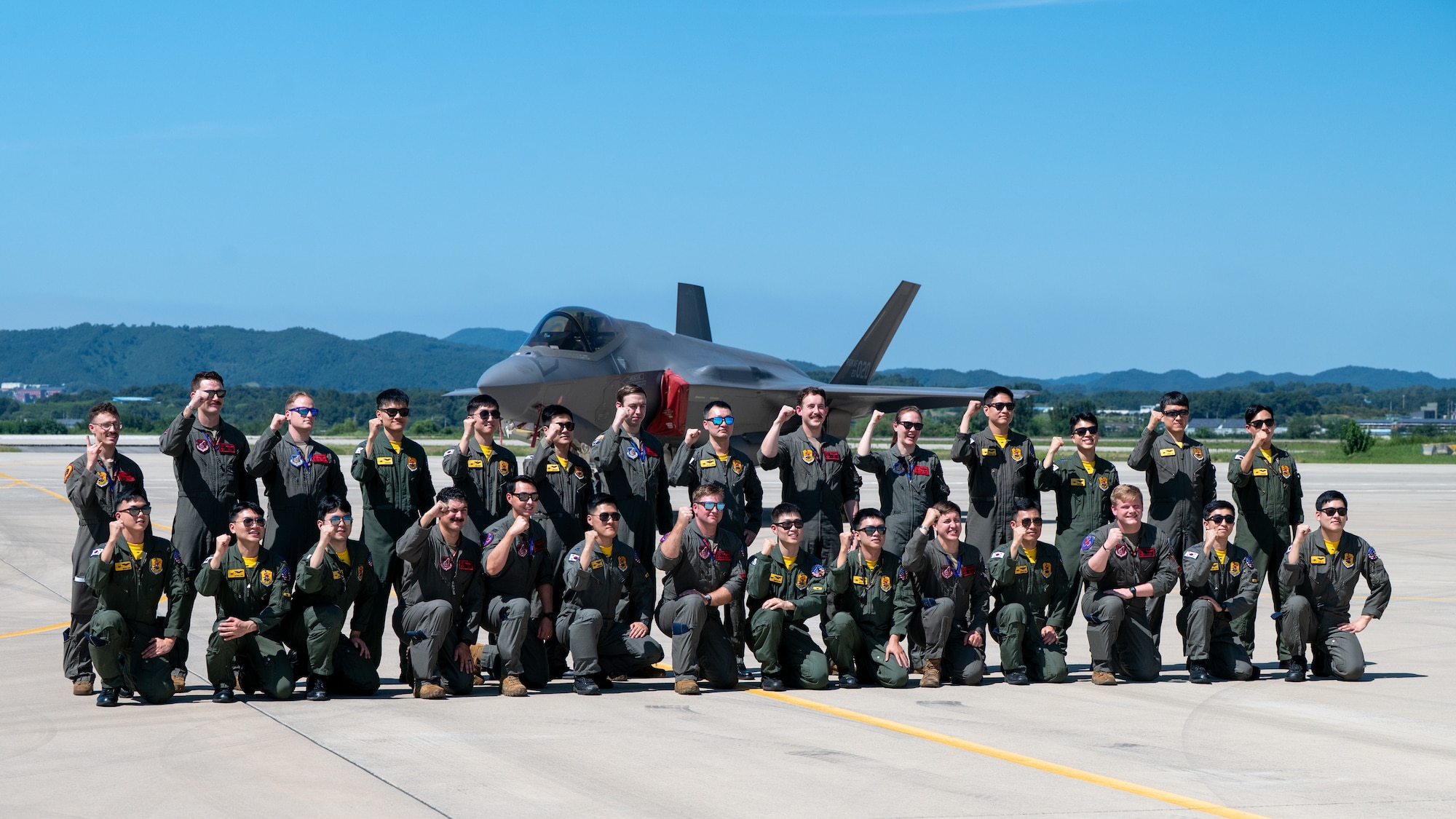 The 36th Fighter Squadron and Republic of Korea Air Force's 152nd Fighter Squadron conducted combined flight operations during Buddy Squadron 25-5 at Cheongju Air Base, Republic of Korea, Sept. 9-11, 2025.