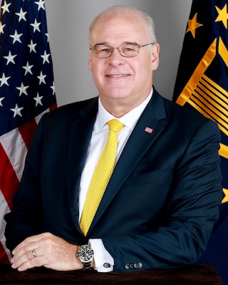 The official portrait of Mr. Paul Pollock, the NAVFAC Executive Director.