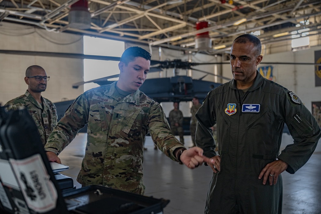 U.S. Air Force Gen. Adrian Spain, commander of Air Combat Command visited Moody Air Force Base.