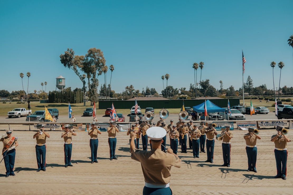 Marine Band San Diego perform at the 159th Scottish Highland Gathering and Games