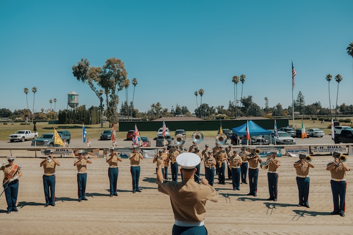 Marine Band San Diego perform at the 159th Scottish Highland Gathering and Games