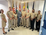 NAVAL AIR STATION SIGONELLA, Italy (Sept. 15, 2025) Leadership and scientists at the Naval Medical Research Unit (NAMRU) EURAFCENT welcomed Honorable Stephen Ferrara, Acting Assistant Secretary of War for Health Affairs, to their Headquarters in Sigonella, Italy. NAMRU EURAFCENT, part of Navy Medicine Research & Development, conducts research, surveillance and studies of vaccines, therapeutic agents, diagnostic assays and vector control measures in the EUCOM, AFRICOM and CENTCOM Areas of Responsibility to better prevent and treat infectious diseases in support of Navy, Marine Corps and joint U.S. warfighter health, readiness and lethality. (U.S. Navy photo by Information Systems Technician 2nd Class Kevin Mitchell/Released)