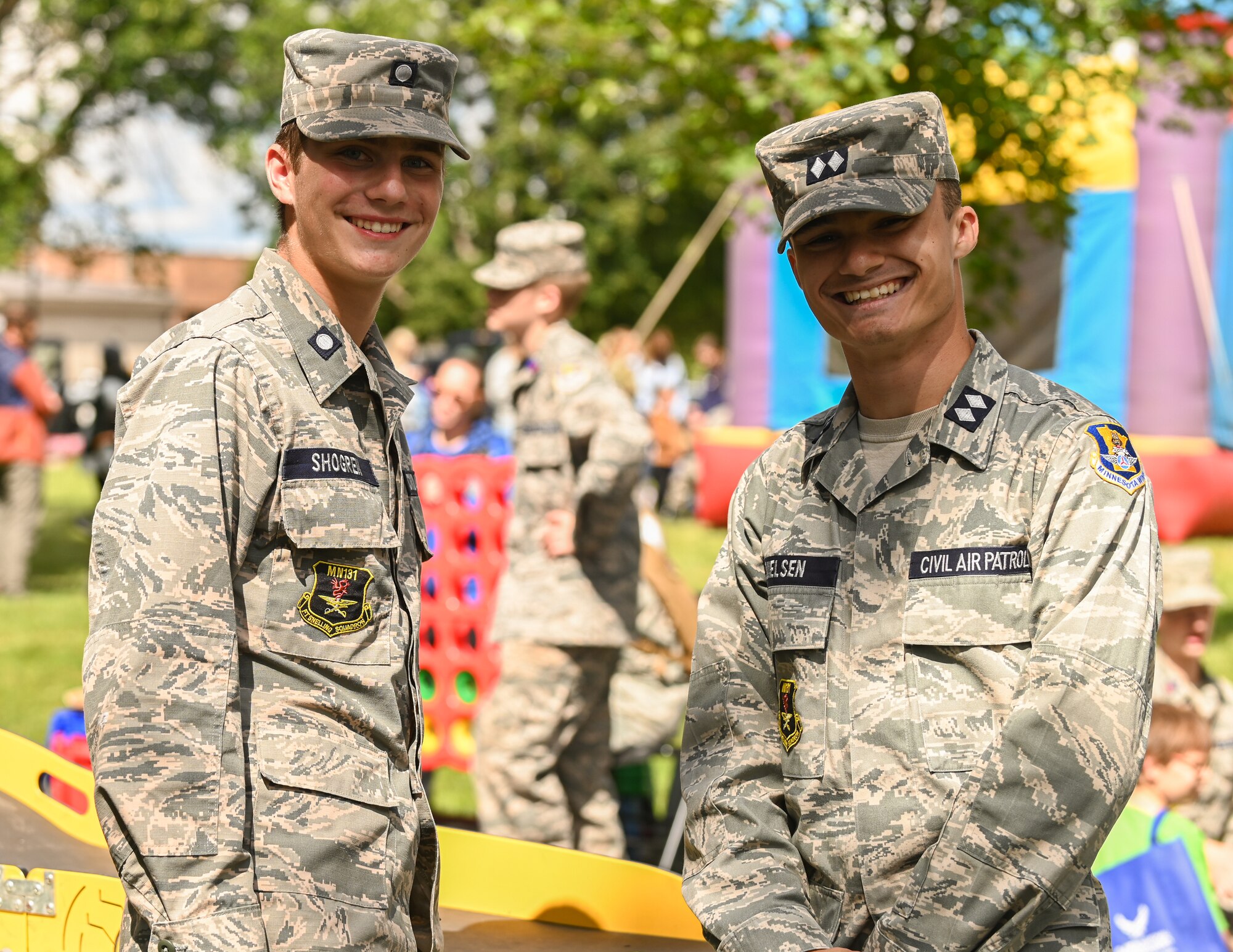 U.S. Air Force Airmen from the 133rd Airlift Wing and their families and friends participate in Family Day activities in St. Paul, Minn., Sept. 7, 2025.