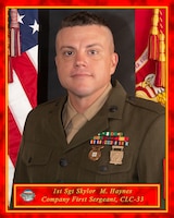 1st Sgt. Skylor M. Haynes