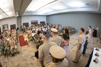 Chief Petty Officer Matthew Cutler and his family, center, pause for a photo during a ceremony held Tuesday, September 16, 2025 aboard Marine Corps Air Station Cherry Point.  Cutler and six other Sailors promoted to the rank of Chief Petty Officer while two Marines earned the honorary title.



Promotion to “Chief” and earning the honorary title of Chief Petty Officer is a recognition of exceptional performance in their current duties and potential for continued success in the Navy and Marine Corps.