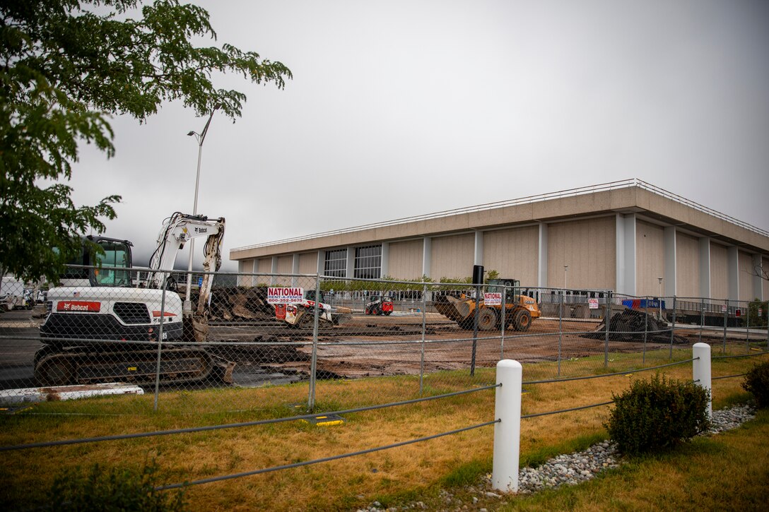 The U.S. Air Force Academy’s Cadet Field House in Colorado Springs, Colorado, photographed Aug. 25, 2025, is one of several high-profile renovation projects led by the U.S. Army Corps of Engineers, Omaha District.
