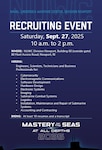 NUWC Division Newport will host in-person recruiting event on Sept. 27