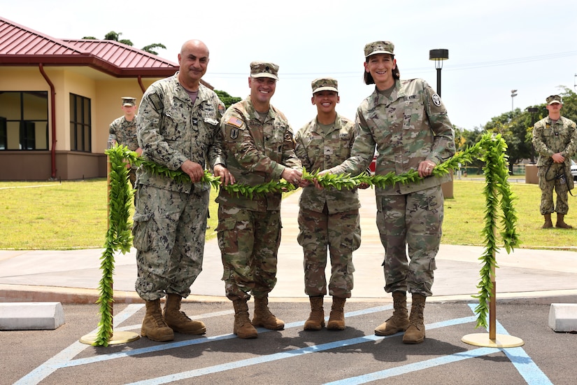 Untying of the Lei ceremony for new VTF JBPHH