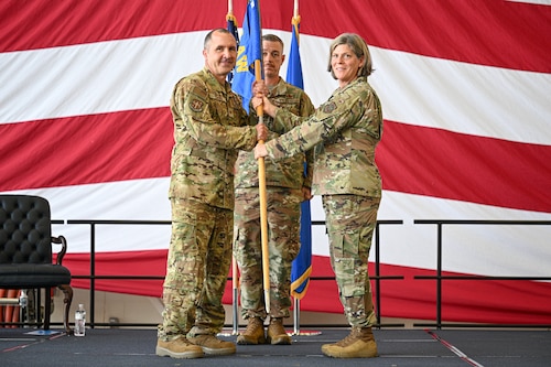 U.S. Air Force Col. Amanda Sheets, 19th Maintenance Group commander, relinquishes command of her group at Little Rock Air Force Base, Arkansas, Sept. 18, 2025. The inactivation supports the Air Force’s transition to an A-Staff structure at the wing echelon. The new structure centralizes planning and coordination while allowing tactical units to focus entirely on mission execution.U.S. Air Force Col. Amanda Sheets, 19th Maintenance Group commander, relinquishes command of her group at Little Rock Air Force Base, Arkansas, Sept. 18, 2025. The inactivation supports the Air Force’s transition to an A-Staff structure at the wing echelon. The new structure centralizes planning and coordination while allowing tactical units to focus entirely on mission execution.