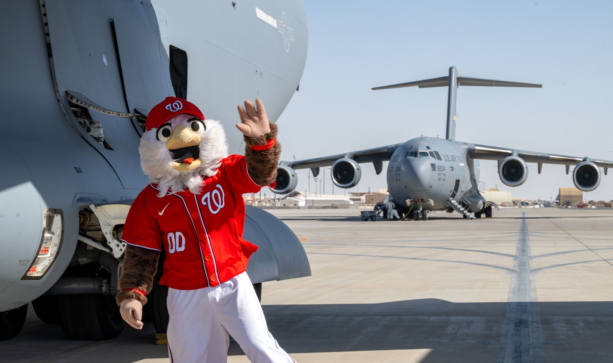 Washington Nationals Visit the 379th AEW
