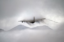C-130 taking off