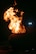 An aircraft fire training facility burns during a live fire exercise at Minot Air Force Base, North Dakota, Sept. 16, 2025. Live burn training keeps firefighters prepared and provides them with a realistic fire experience before responding to an emergency. (U.S. Air Force photo by Senior Airman Alyssa Bankston)