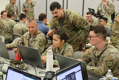 Virginia Guard, Cyber Operators Train at Cyber Fortress 25