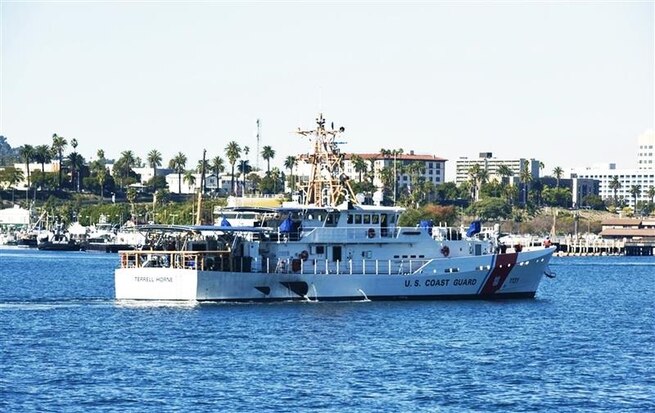 FRC Terrell Horne underway in its home waters of Southern California. (U.S. Coast Guard)