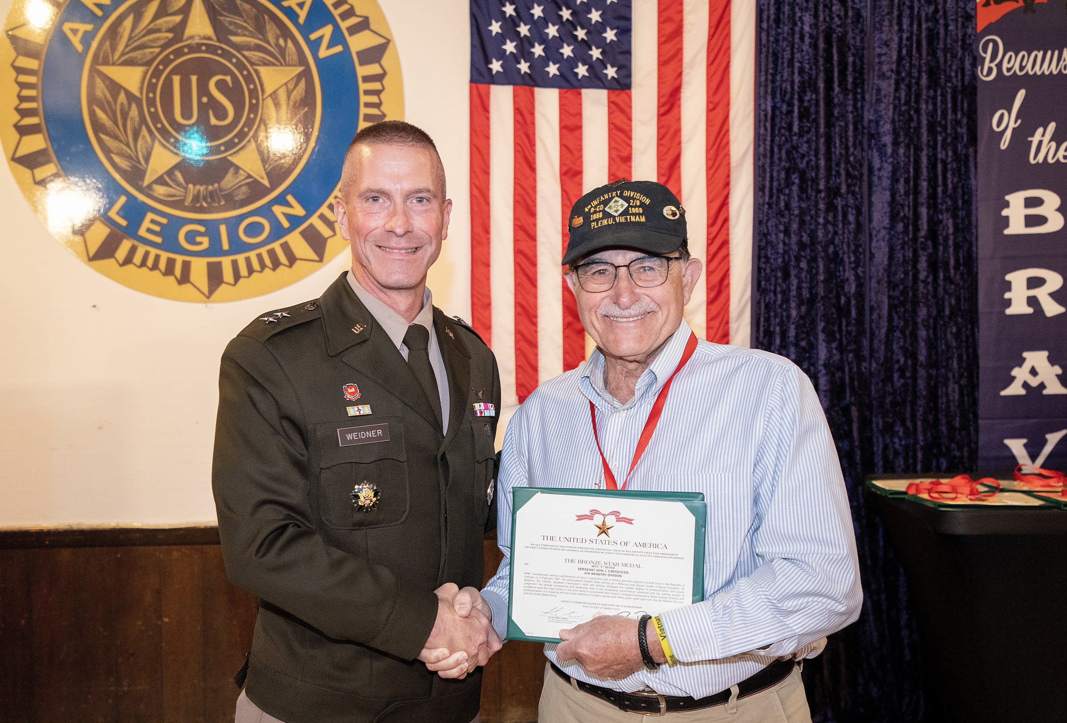 Vietnam veterans of Bravo Company receive long-overdue Bronze Star