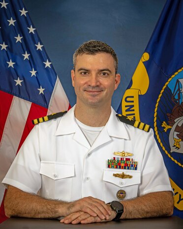 Cmdr. Jason N. Gerontes, Executive Officer, Naval Computer and Telecommunications Area Master Station Pacific (NCTAMS PAC)